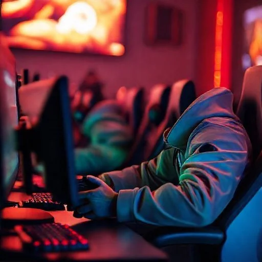 A futuristic, multi-tiered holographic display showcasing various prestigious gaming awards (e.g., 'Game of the Year,' 'Best Art Direction,' 'Innovation Award'). The awards shimmer with internal light, projected onto a dark, crystalline pedestal. Subtle particle effects emanate from the holograms. Style: Sleek, high-tech, prestigious, glowing.