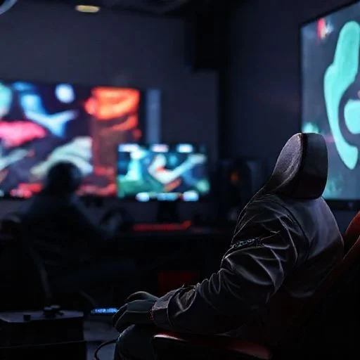 A complex infographic showing interconnected nodes representing different game genres and technologies, symbolizing diversification.