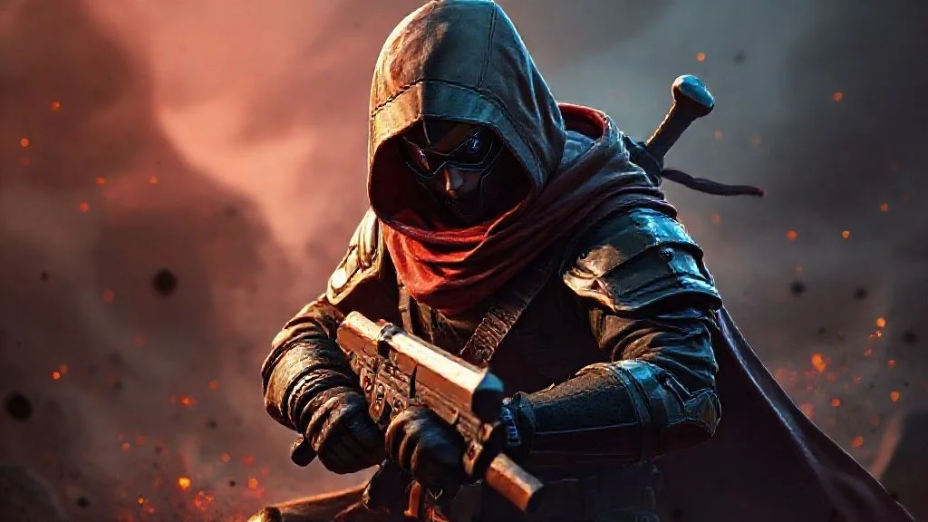 A sprawling, hyper-realistic, high-polygon digital landscape bathed in ethereal neon glow, reminiscent of a next-gen open-world game. Imagine towering, crystalline structures piercing a twilight sky filled with nebulae, interconnected by glowing data streams. A sense of vastness and mystery. Style: Futuristic, sci-fi, epic, high-fidelity render.