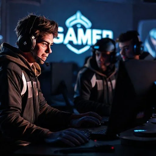 Abstract portrait of a game designer